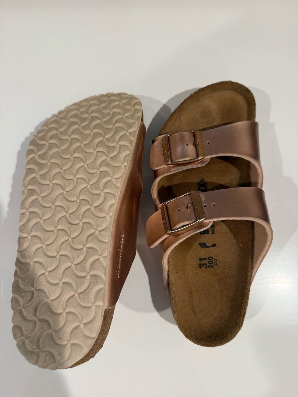 Kids Birkenstock Sandals in Rose Gold - Picture 4 of 4